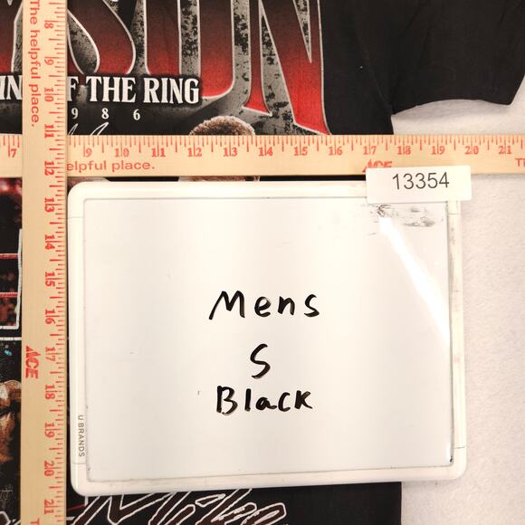 Mike Tyson Boxing Short Sleeve Graphic Crew Neck T Shirt Mens Size S Black - Picture 7 of 9